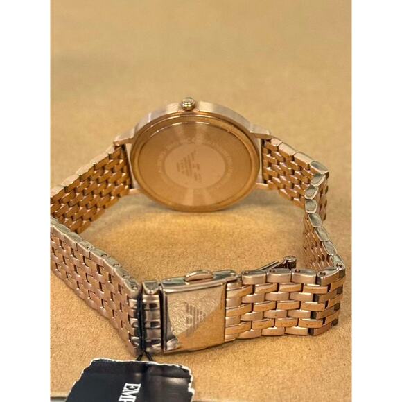 Emporio Armani Kappa AR11062 Ladies Watch With Rose Gold Dial - Picture 4 of 5